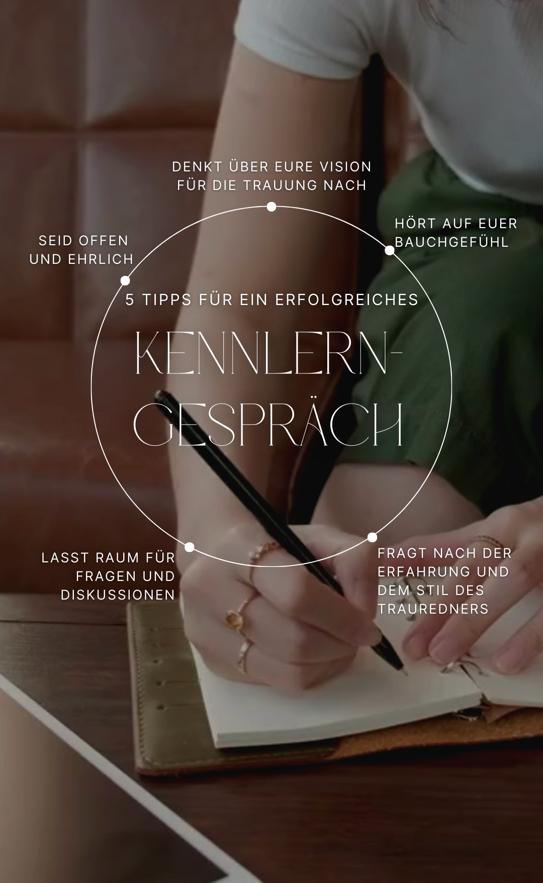 Das Kennlerngespräch Freie Rednerin Melanie