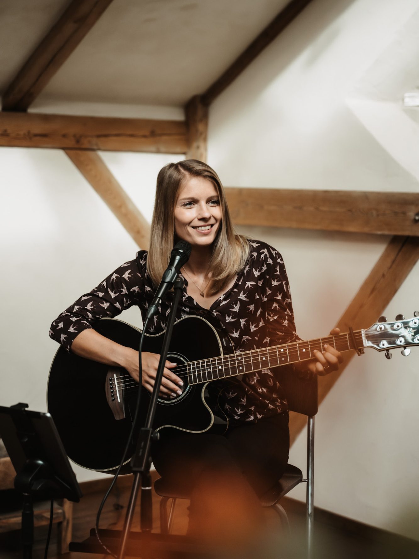Live-Musik Freie Rednerin Melanie